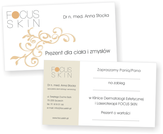 Dermatolog - bon podarunkowy